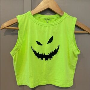RUYA Nightmare Before Christmas Inspired Crop Top. Adult Medium. Like New.